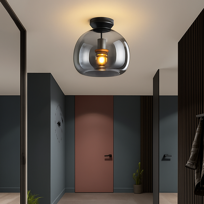 Elira Modern LED Glass Ceiling Light Fixture for Elegant Interiors