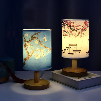 Faelis Modern Minimalist Bedside Table Lamp – USB-Powered LED for Stylish Illumination