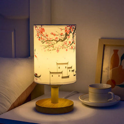 Faelis Modern Minimalist Bedside Table Lamp – USB-Powered LED for Stylish Illumination