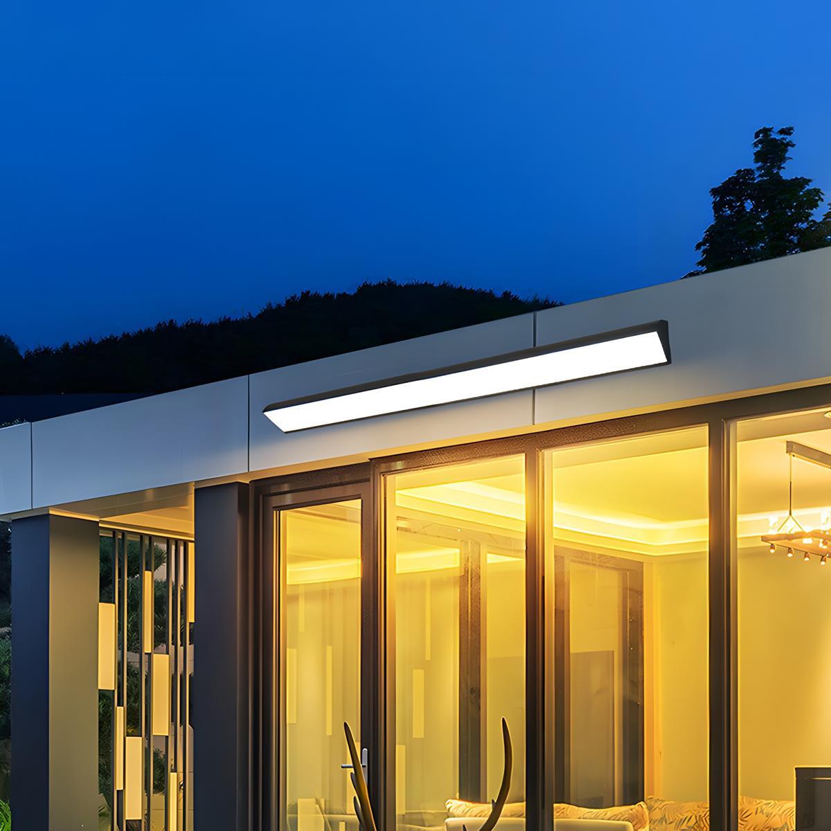 Linia Modern Outdoor Wall Light – Sleek LED Fixture for Enhanced Ambiance