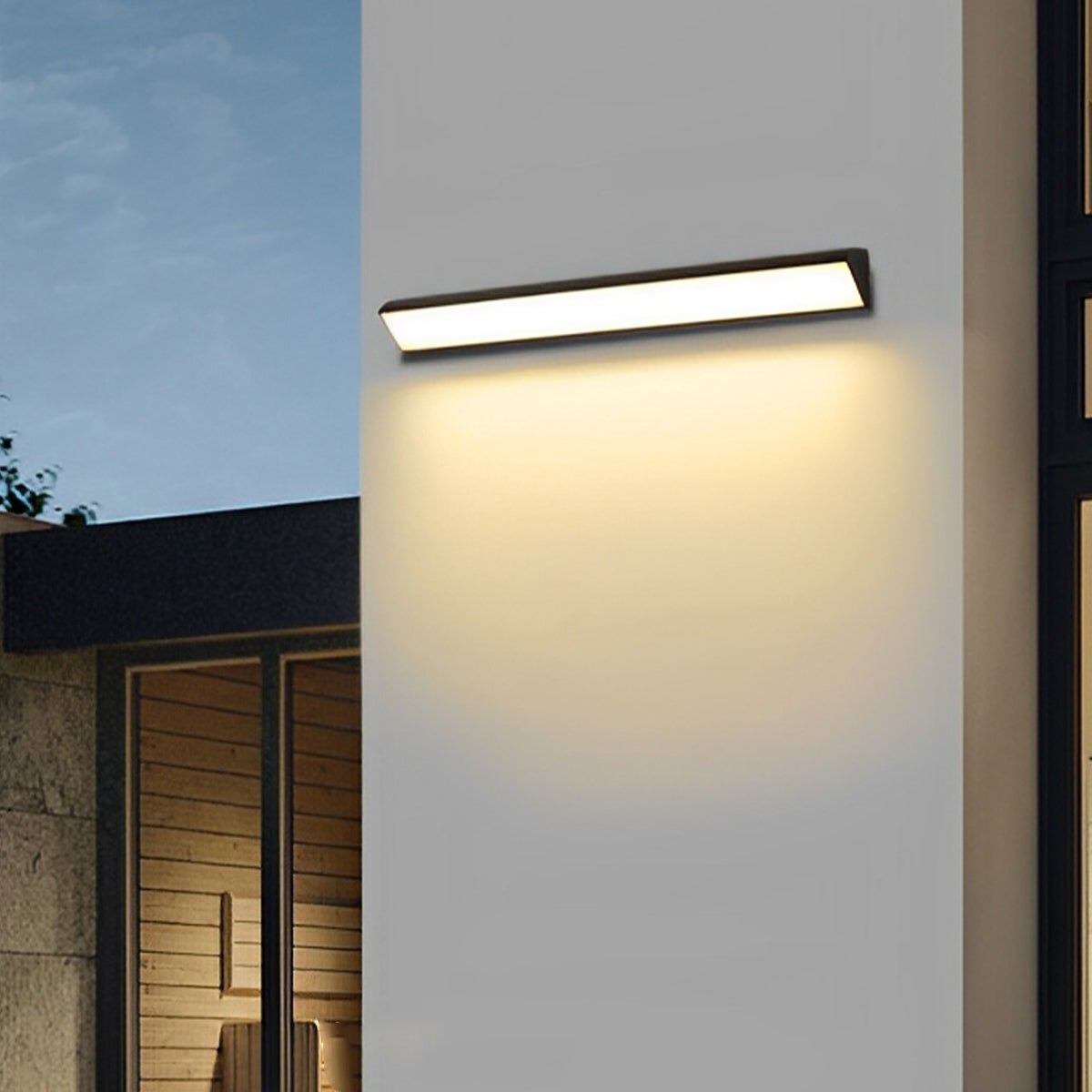 Linia Modern Outdoor Wall Light – Sleek LED Fixture for Enhanced Ambiance