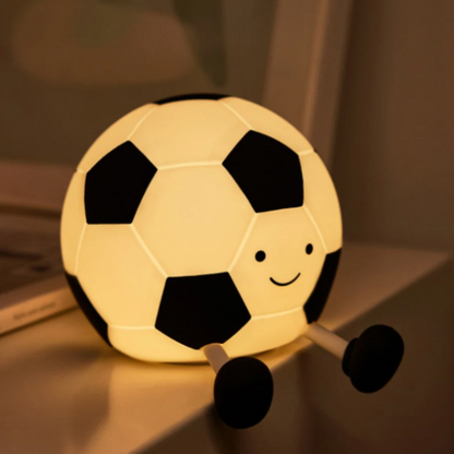 Glowkick Football Night Light with Adjustable Brightness for Kids