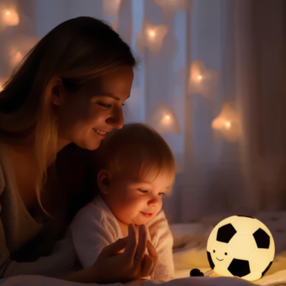 Glowkick Football Night Light with Adjustable Brightness for Kids