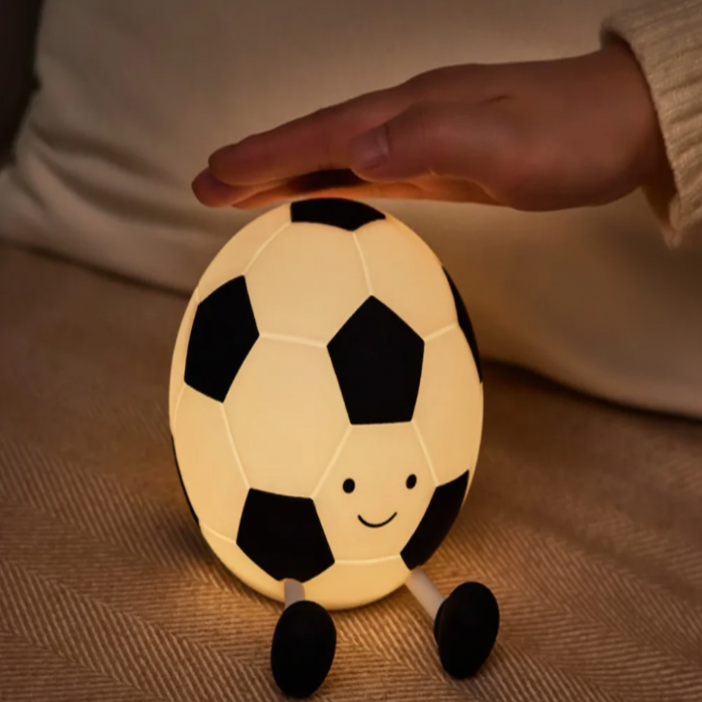 Glowkick Football Night Light with Adjustable Brightness for Kids