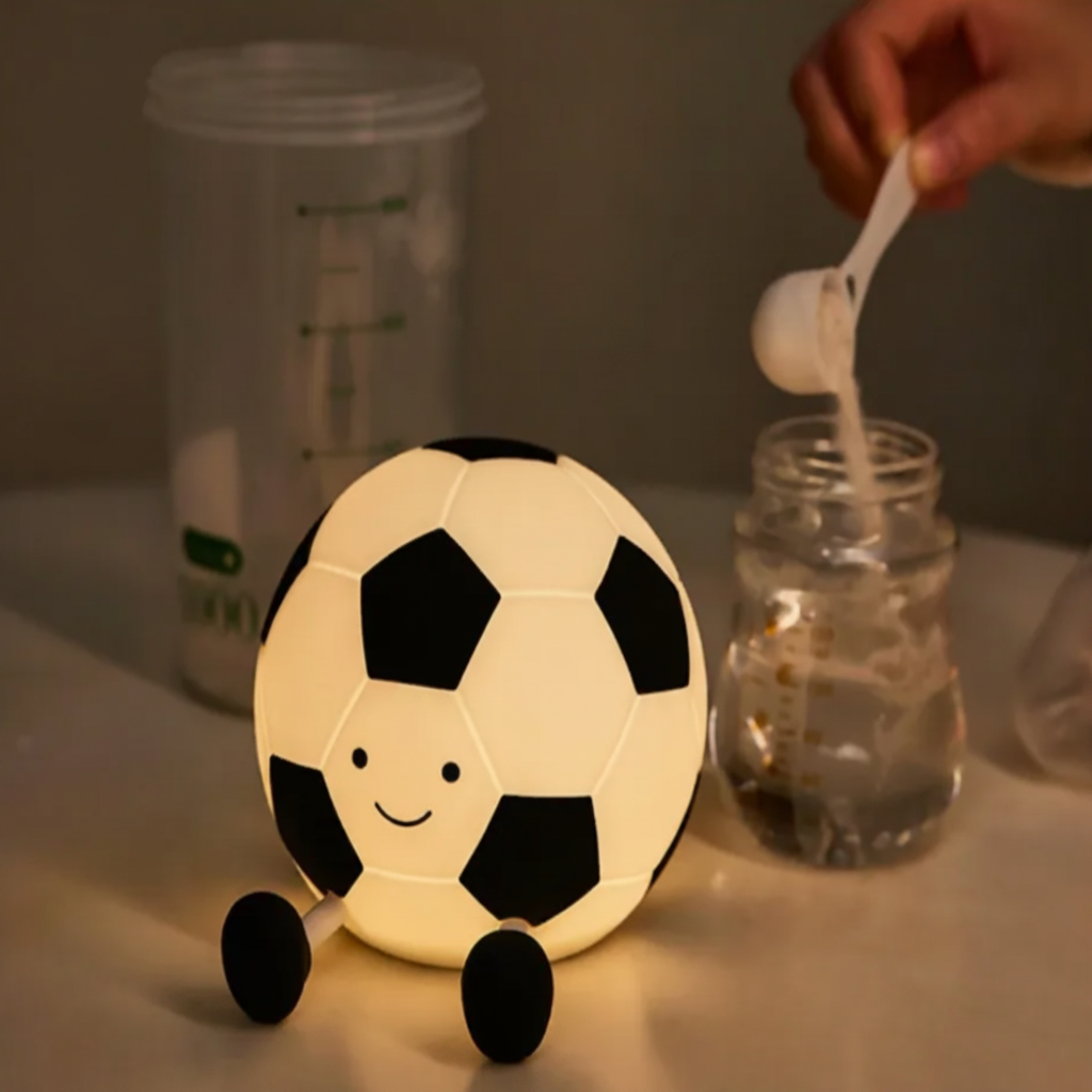 Glowkick Football Night Light with Adjustable Brightness for Kids