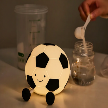 Glowkick Football Night Light with Adjustable Brightness for Kids