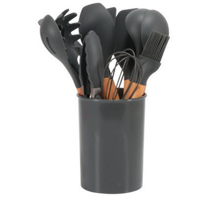Elaria Eco-Friendly Kitchen Utensil Set – 12-Piece Cooking Tools for Everyday Use
