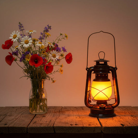 Sunor Vintage Bedroom Lamp – Cordless LED Table Light for Cozy Ambiance