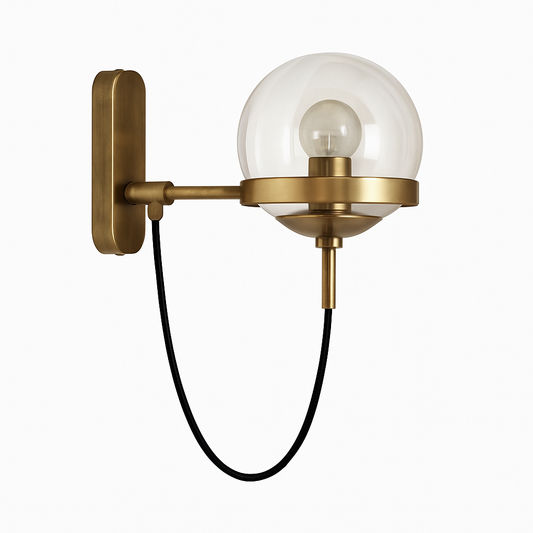 Velo Modern LED Wall Light – Elegant Glass Sconce for Stylish Home Ambiance