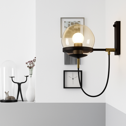 Velo Modern LED Wall Light – Elegant Glass Sconce for Stylish Home Ambiance