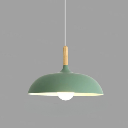 Grove Modern Oak Ceiling Light with Adjustable LED Pendant