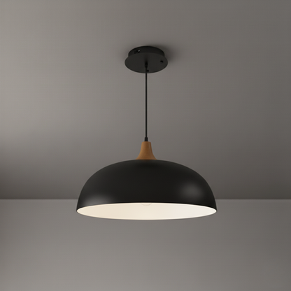 Grove Modern Oak Ceiling Light with Adjustable LED Pendant