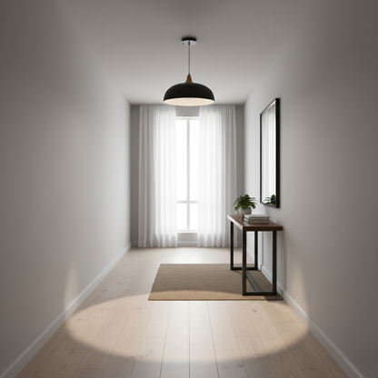 Grove Modern Oak Ceiling Light with Adjustable LED Pendant