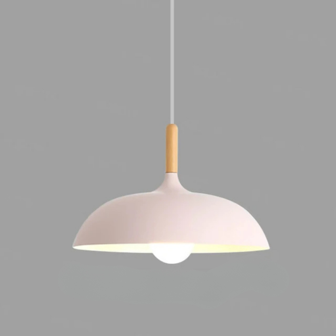 Grove Modern Oak Ceiling Light with Adjustable LED Pendant