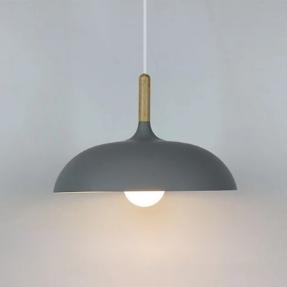 Grove Modern Oak Ceiling Light with Adjustable LED Pendant