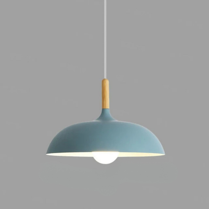 Grove Modern Oak Ceiling Light with Adjustable LED Pendant