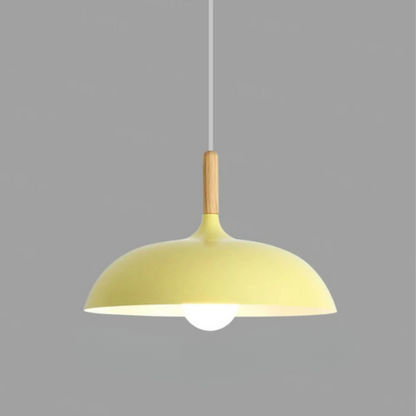 Grove Modern Oak Ceiling Light with Adjustable LED Pendant