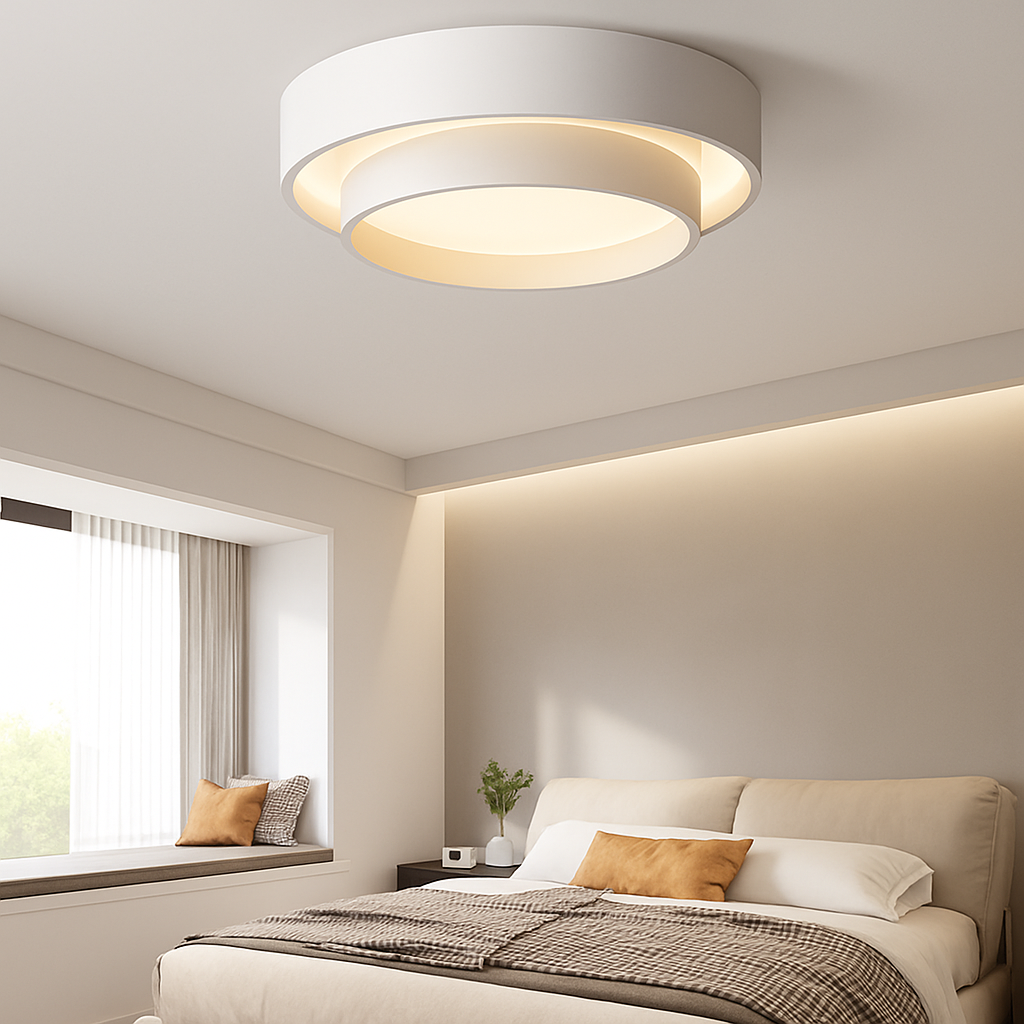 Aurevia Modern Round LED Ceiling Lamp for Contemporary Elegant Spaces