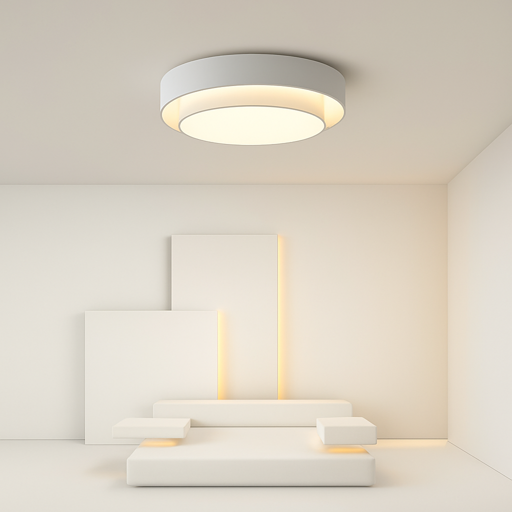 Aurevia Modern Round LED Ceiling Lamp for Contemporary Elegant Spaces
