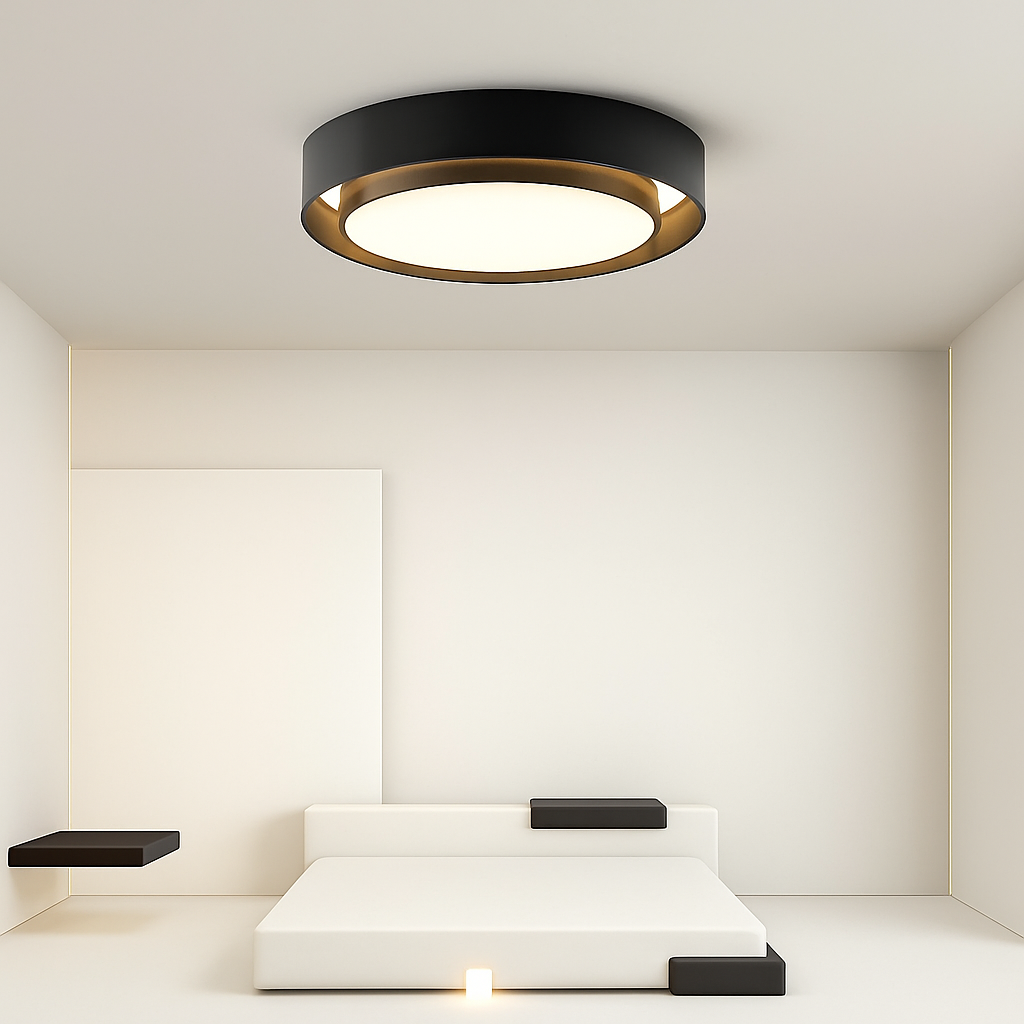 Aurevia Modern Round LED Ceiling Lamp for Contemporary Elegant Spaces