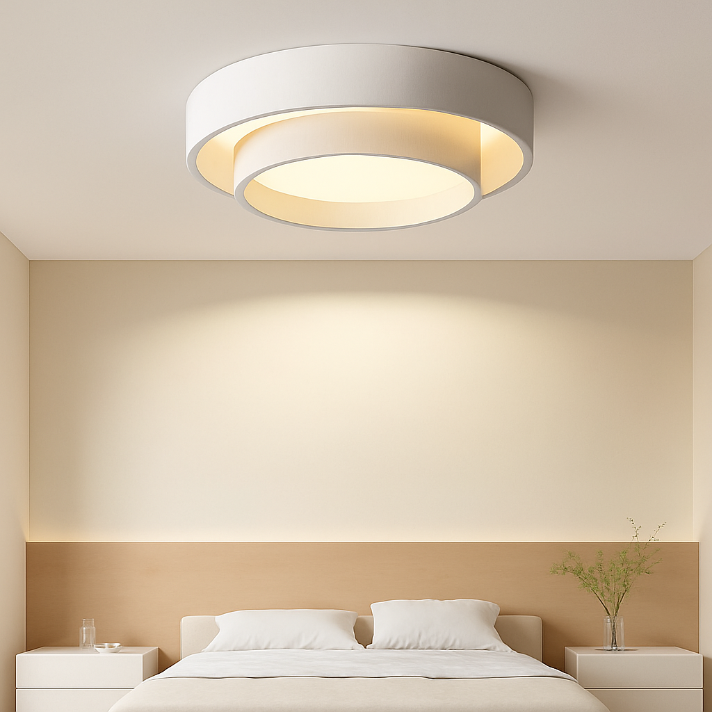 Aurevia Modern Round LED Ceiling Lamp for Contemporary Elegant Spaces