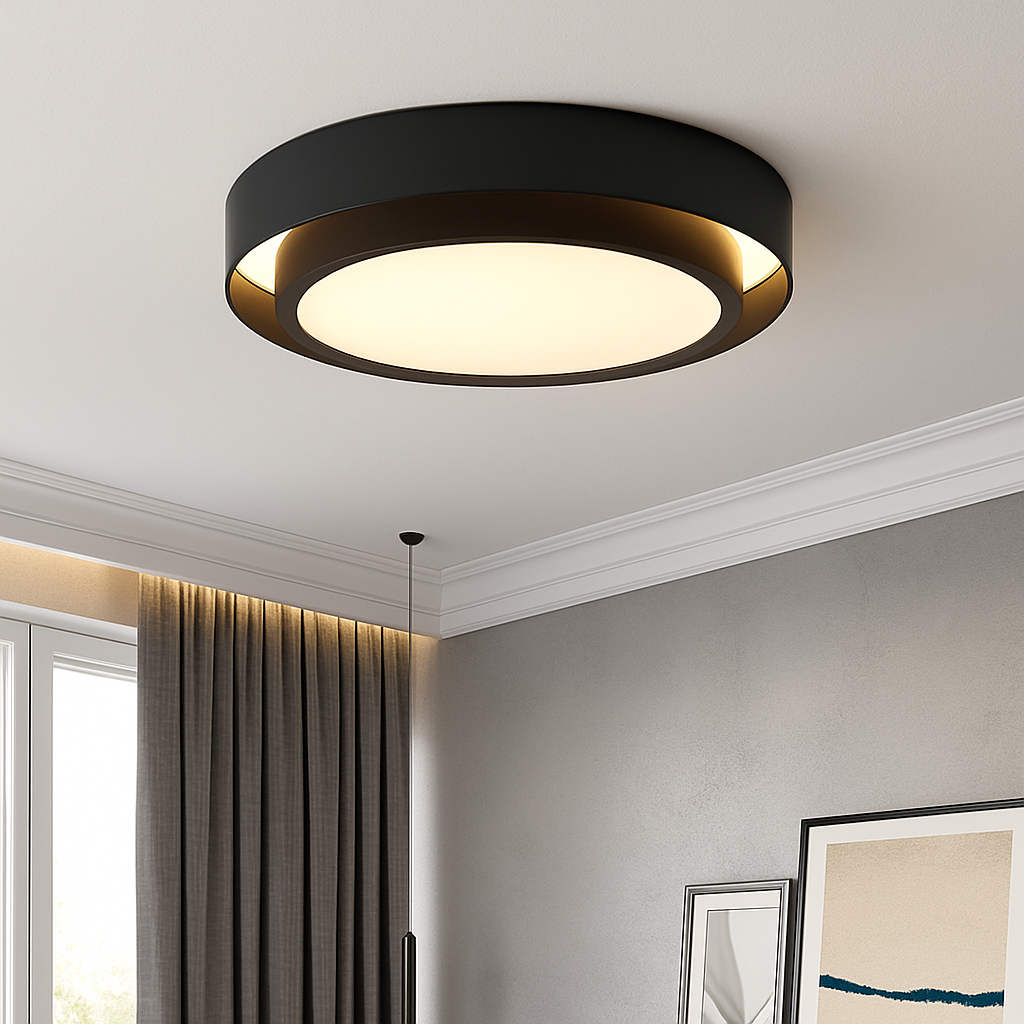 Aurevia Modern Round LED Ceiling Lamp for Contemporary Elegant Spaces