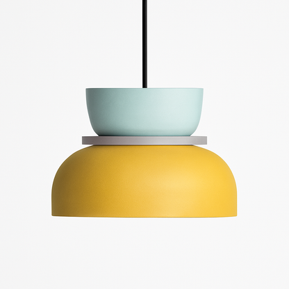 Makka Modern Colorful Pendant Light – Adjustable Height for Artistic Illumination