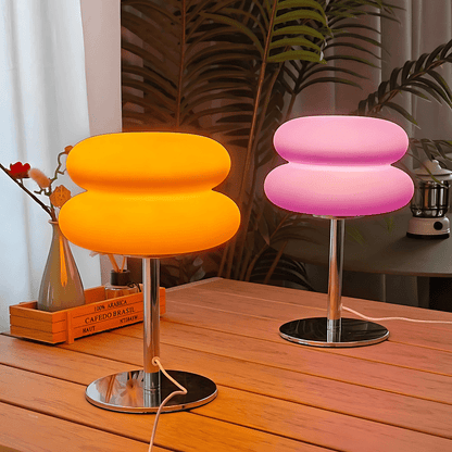Bonbon Halo Table Lamp with Adjustable Brightness and LED Lighting