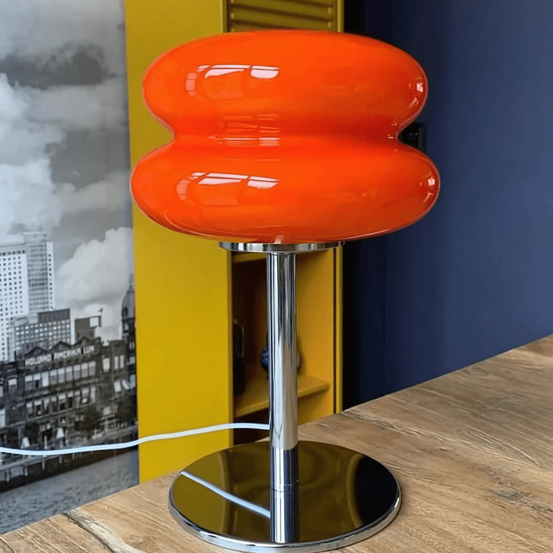 Bonbon Halo Table Lamp with Adjustable Brightness and LED Lighting
