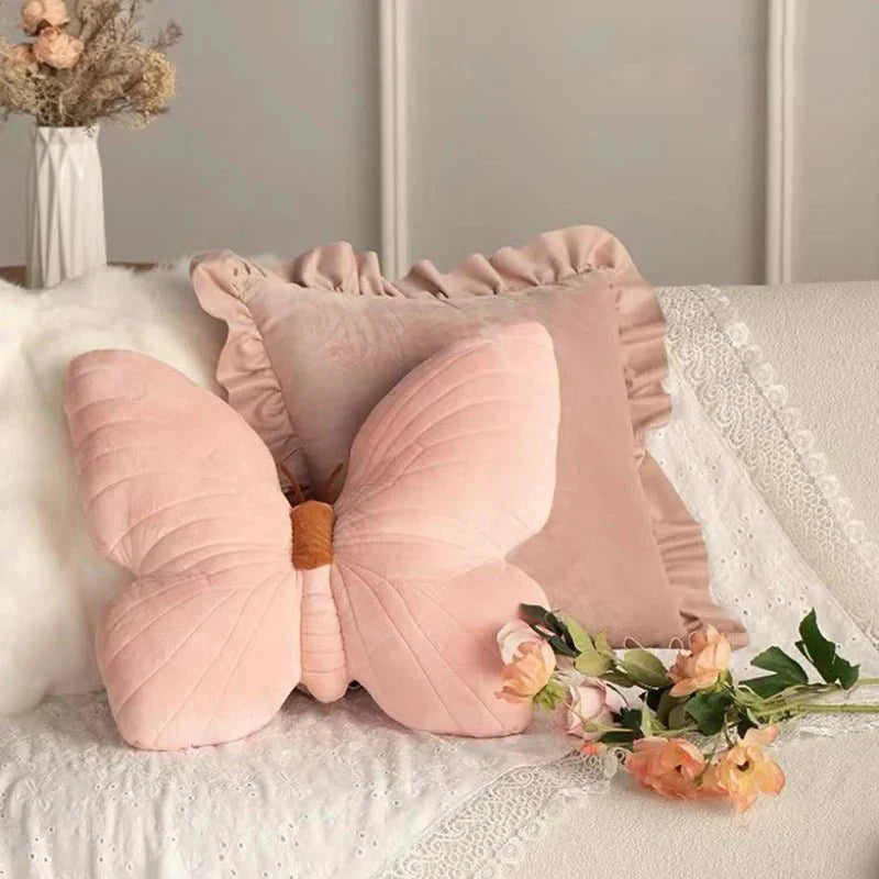Fiora Kids’ Butterfly Cushion – Plush Decorative Pillow for Fun Relaxation