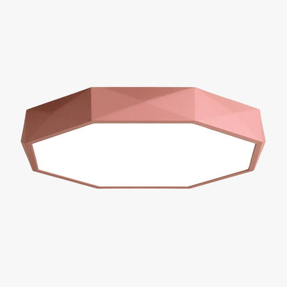 Facet Modern Octagon LED Ceiling Light for Stylish Interiors