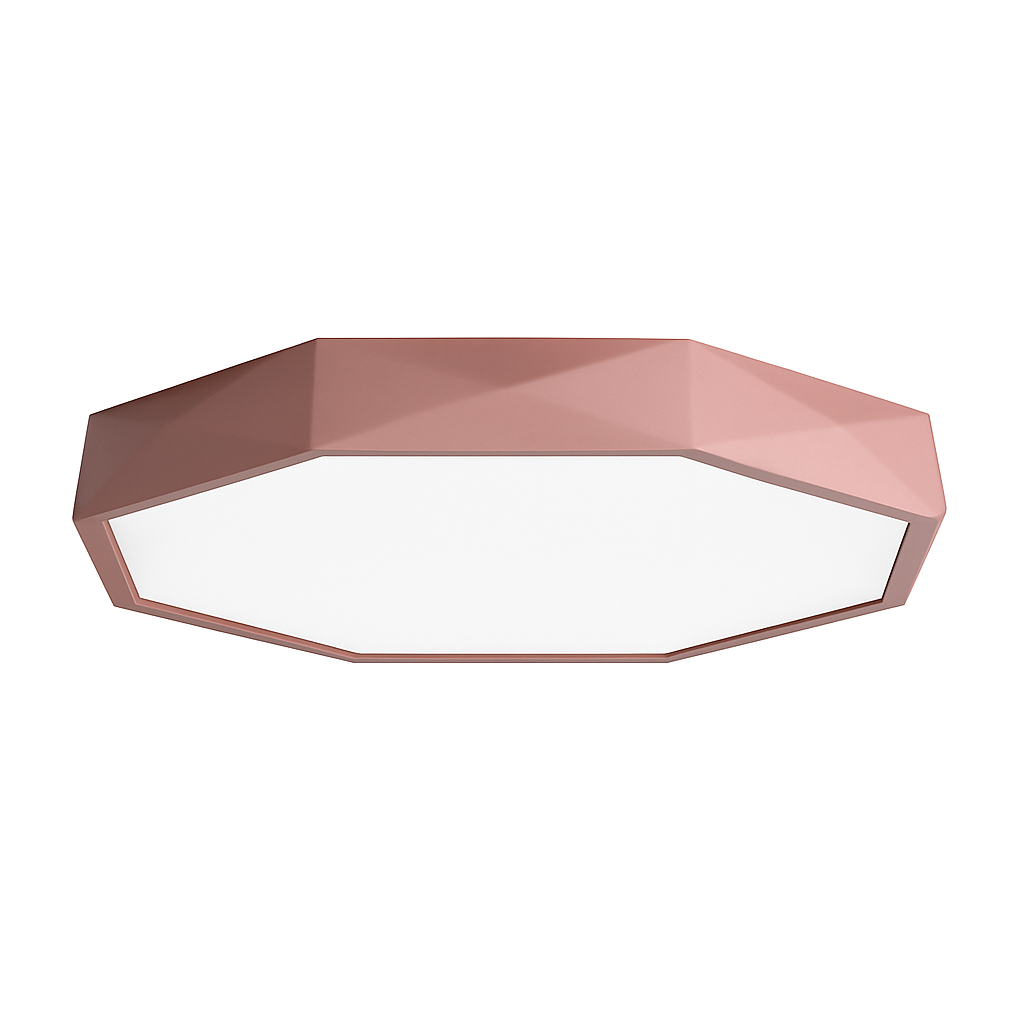 Facet Modern Octagon LED Ceiling Light for Stylish Interiors