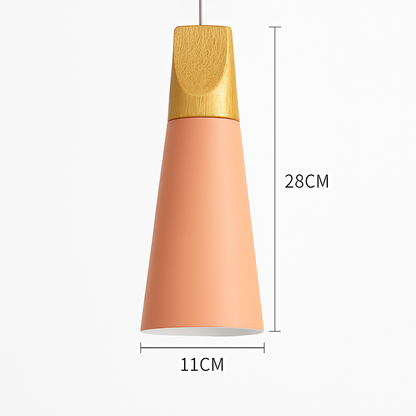 Nexa Modern Pendant Light – Striking Metal and Wood Design for Stylish Kitchens