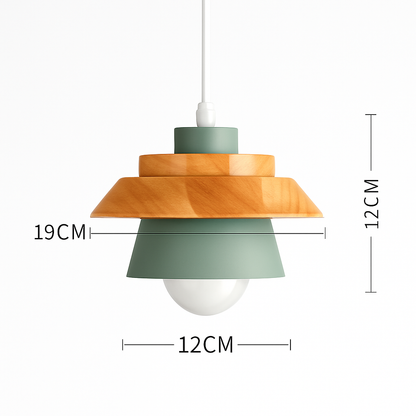 Nexa Modern Pendant Light – Striking Metal and Wood Design for Stylish Kitchens