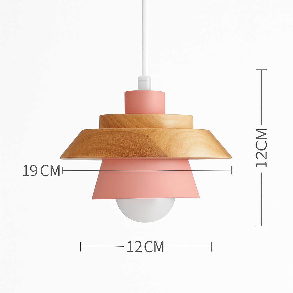 Nexa Modern Pendant Light – Striking Metal and Wood Design for Stylish Kitchens