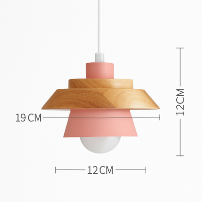 Nexa Modern Pendant Light – Striking Metal and Wood Design for Stylish Kitchens