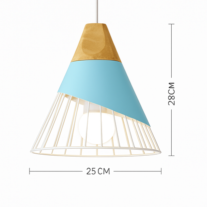 Nexa Modern Pendant Light – Striking Metal and Wood Design for Stylish Kitchens