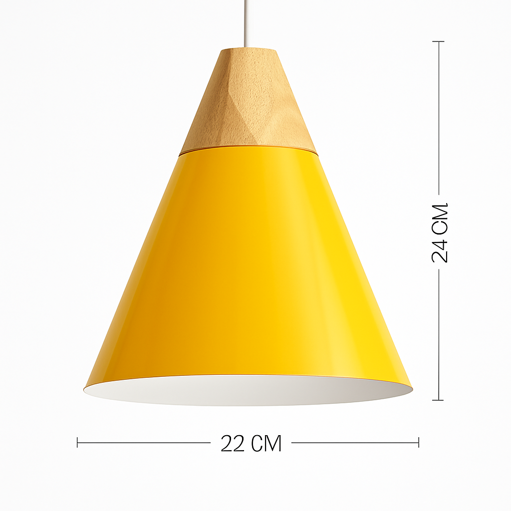 Nexa Modern Pendant Light – Striking Metal and Wood Design for Stylish Kitchens