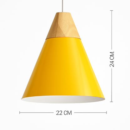 Nexa Modern Pendant Light – Striking Metal and Wood Design for Stylish Kitchens