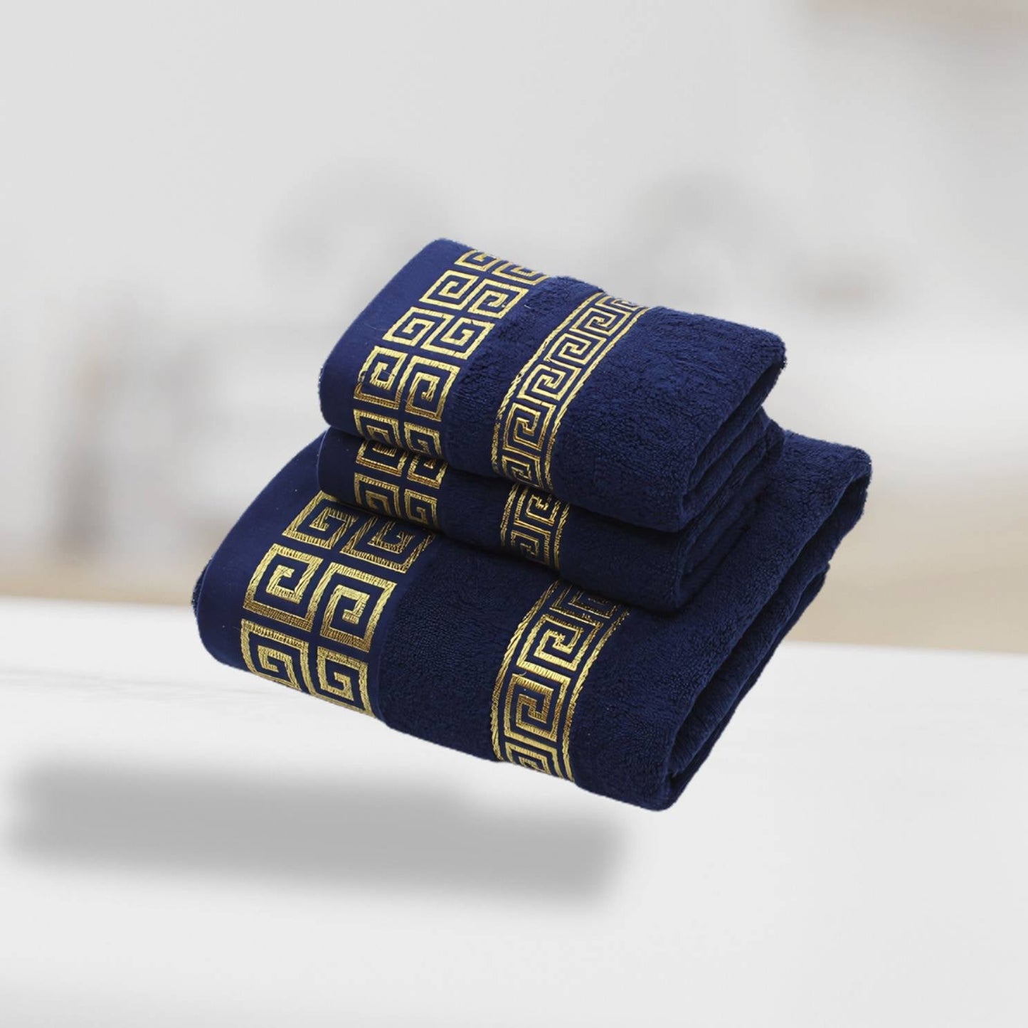 Aurelle Cotton Towel Set for Soft Absorbent Bathroom Comfort