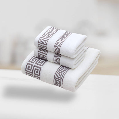 Aurelle Cotton Towel Set for Soft Absorbent Bathroom Comfort