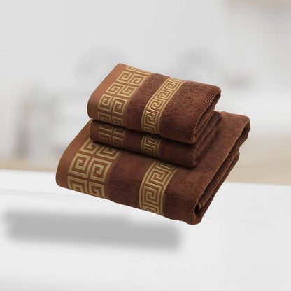 Aurelle Cotton Towel Set for Soft Absorbent Bathroom Comfort