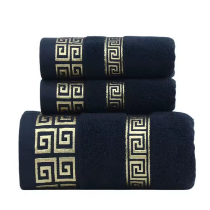 Aurelle Cotton Towel Set for Soft Absorbent Bathroom Comfort