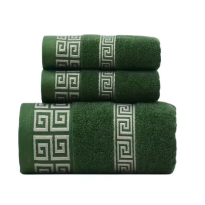 Aurelle Cotton Towel Set for Soft Absorbent Bathroom Comfort