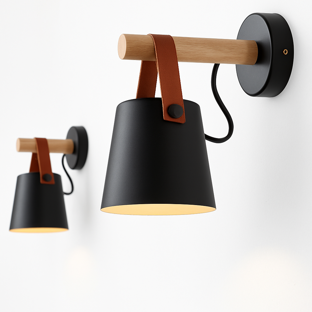 Talven Modern Wooden Bathroom Wall Light for Cosy Interiors