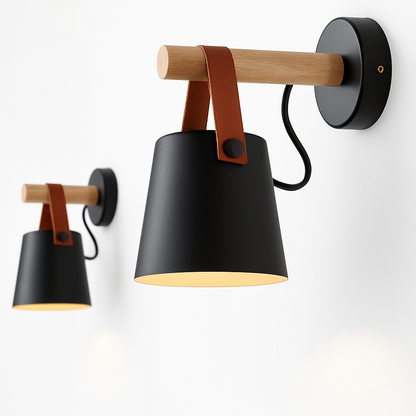 Talven Modern Wooden Bathroom Wall Light for Cosy Interiors