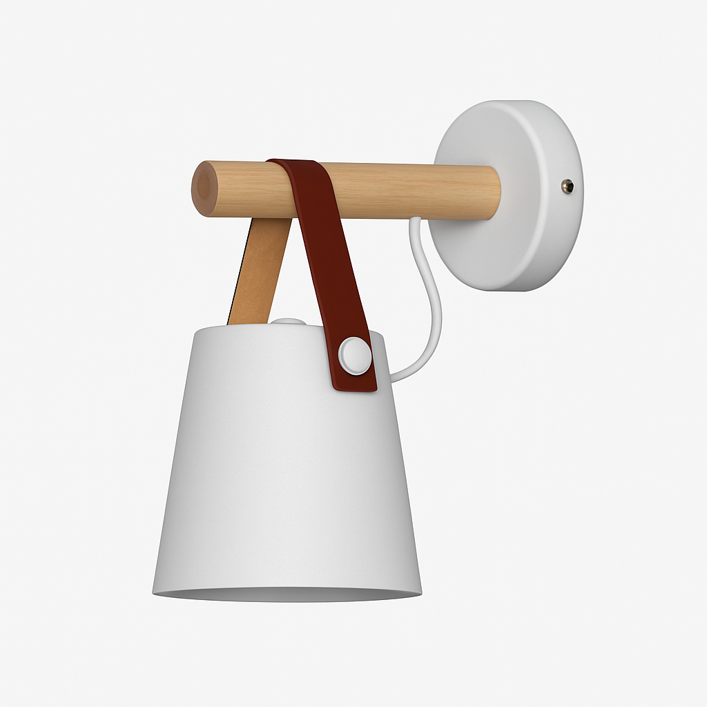 Talven Modern Wooden Bathroom Wall Light for Cosy Interiors