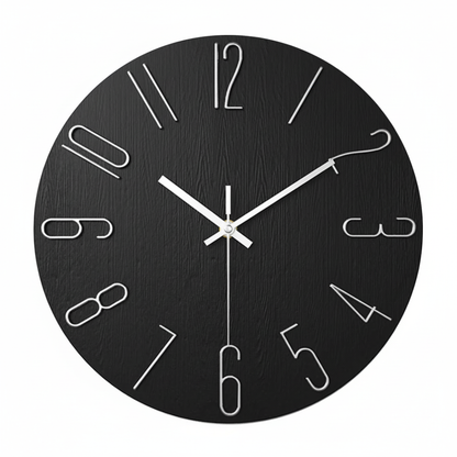 Valmere Modern Wall Clock – Minimalist Silent Design for Elegant Living Spaces