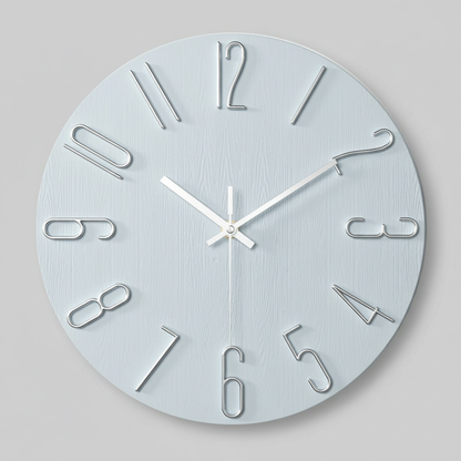 Valmere Modern Wall Clock – Minimalist Silent Design for Elegant Living Spaces