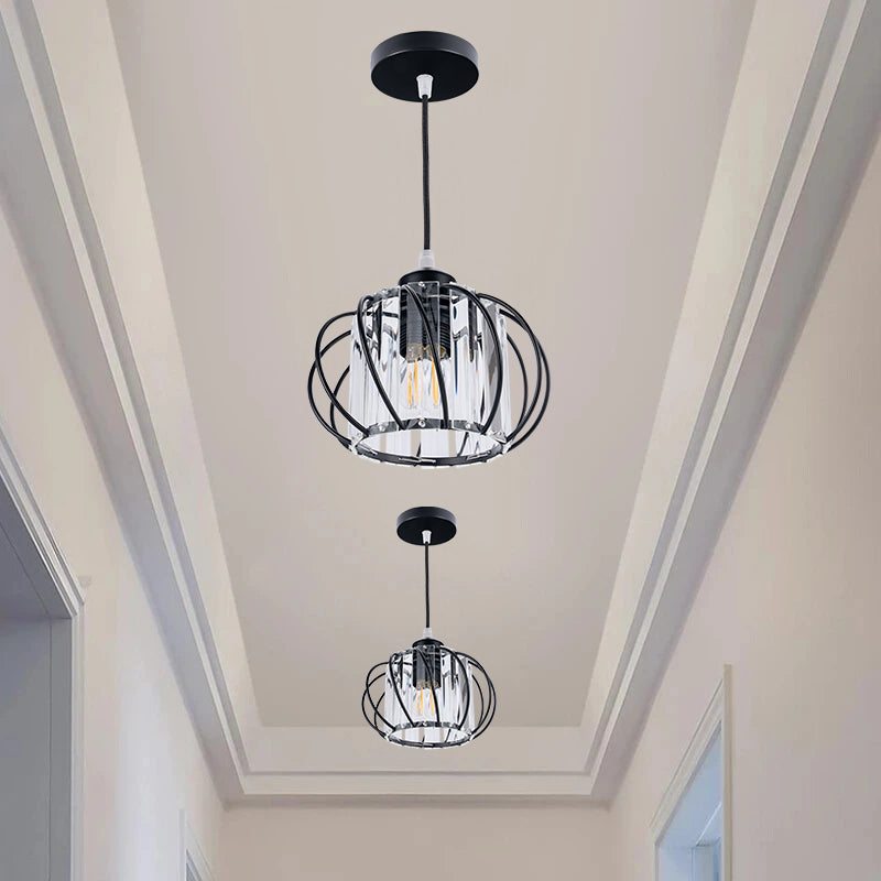 Roble Nordic Glass Pendant Light – Modern Hanging Fixture for Elegant Hallways